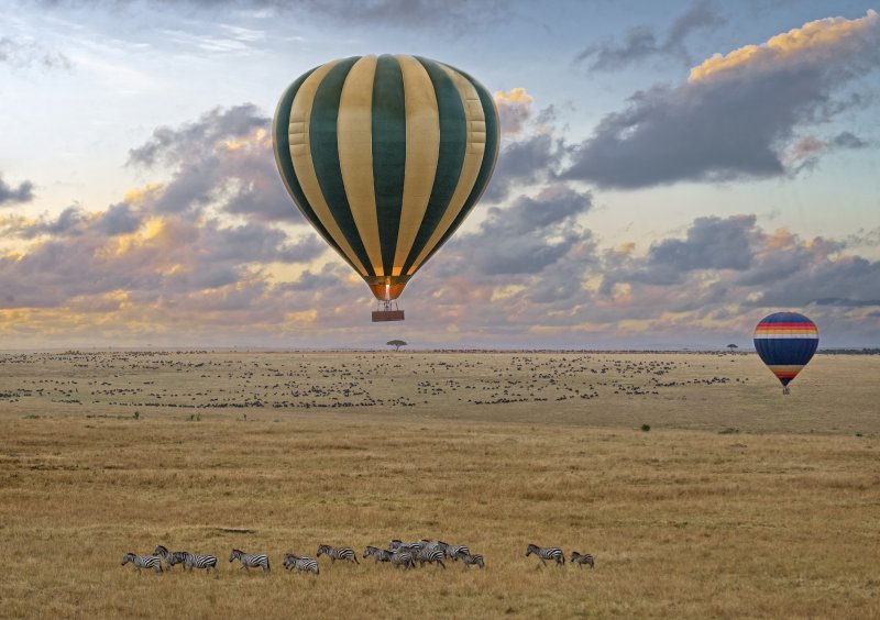 Hot air balloon safari in Tanzania Ker & Downey® Africa